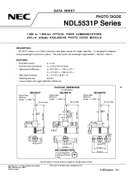 Datasheet NDL5590P2 manufacturer NEC
